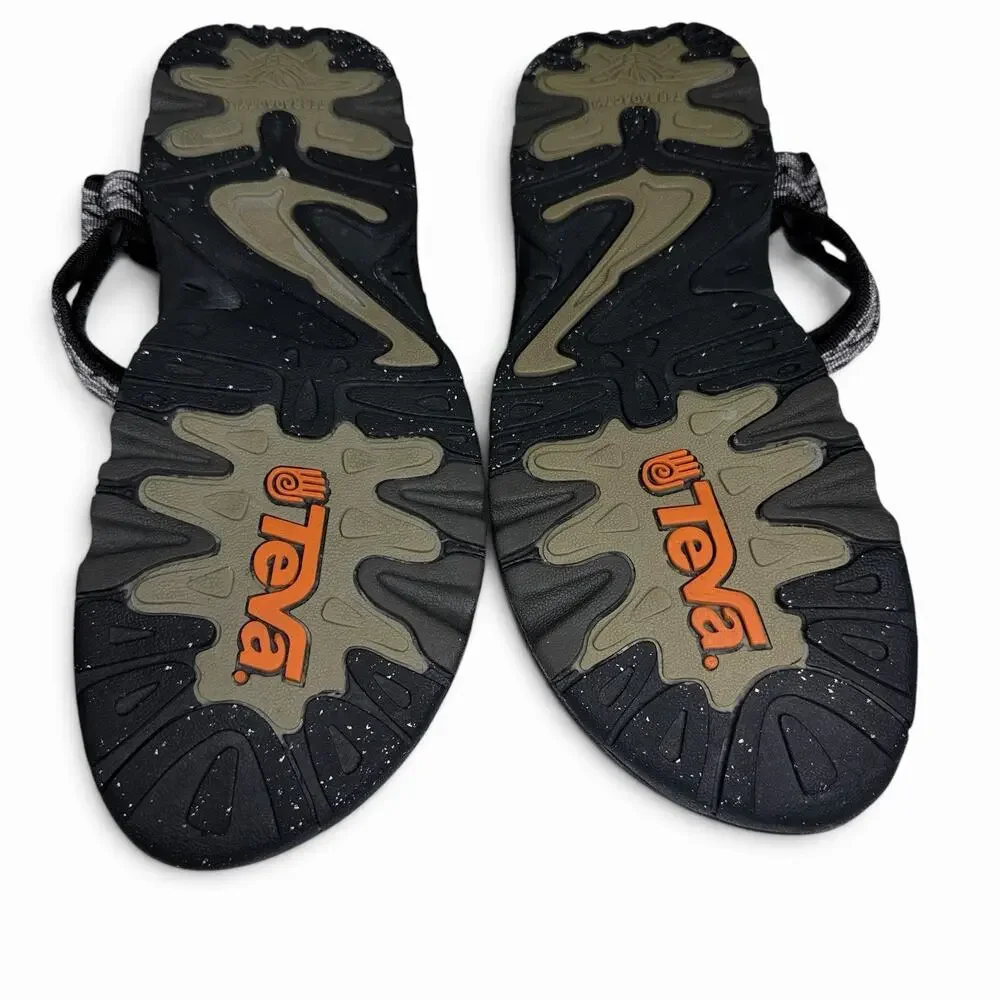 Teva Hiking Sandals Terra Fi Mens Sz 9 Black Gray Sport Trail Outdoor